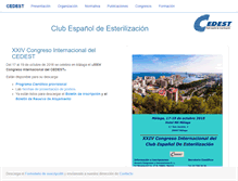 Tablet Screenshot of cedest.org